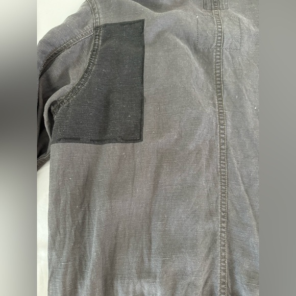 G Star Grey Linen Bomber Jacket size Medium - Picture 2 of 15